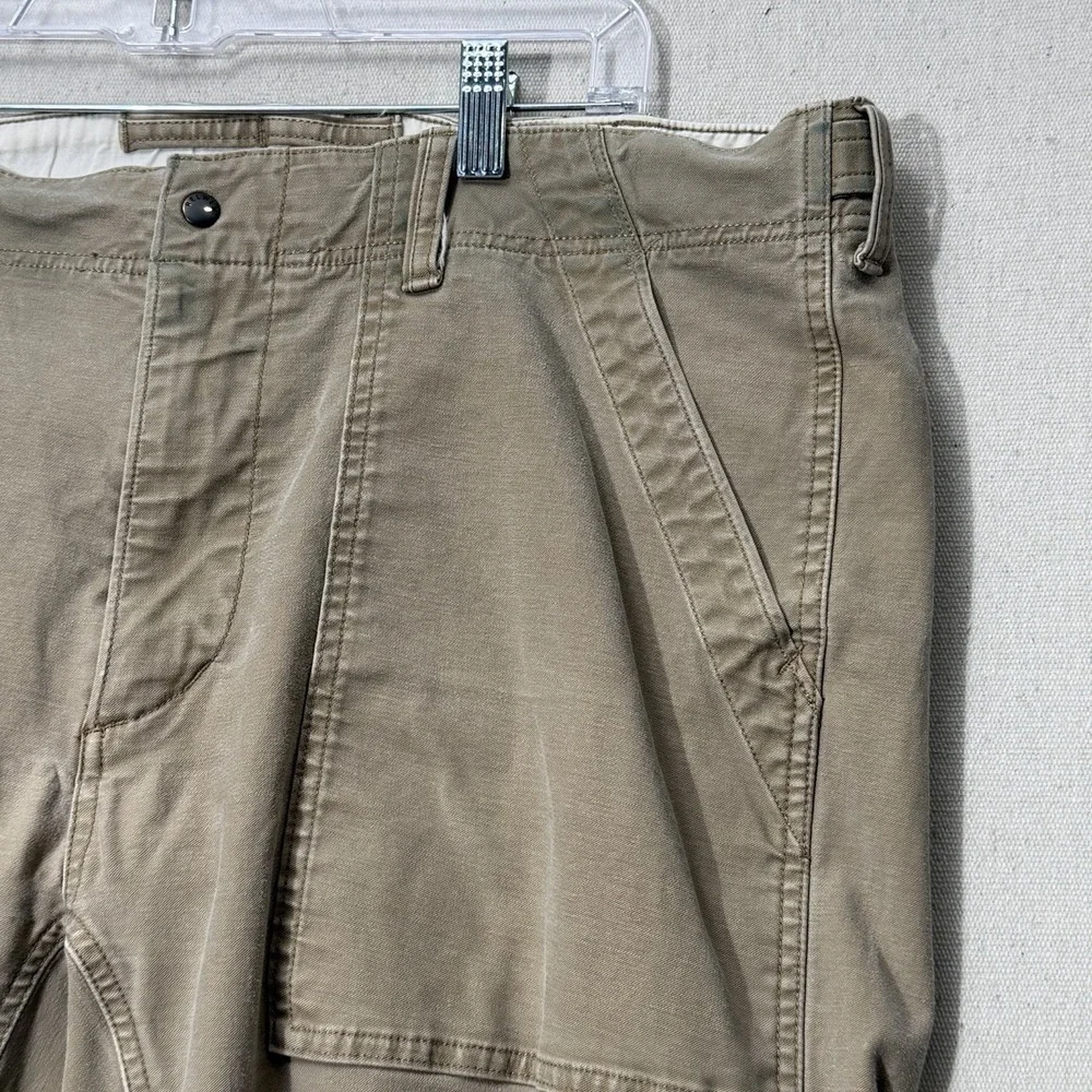 Relwen Flex Military‎ Pant Mens 38 Khaki Tan Utility Chino Stretch Workwear